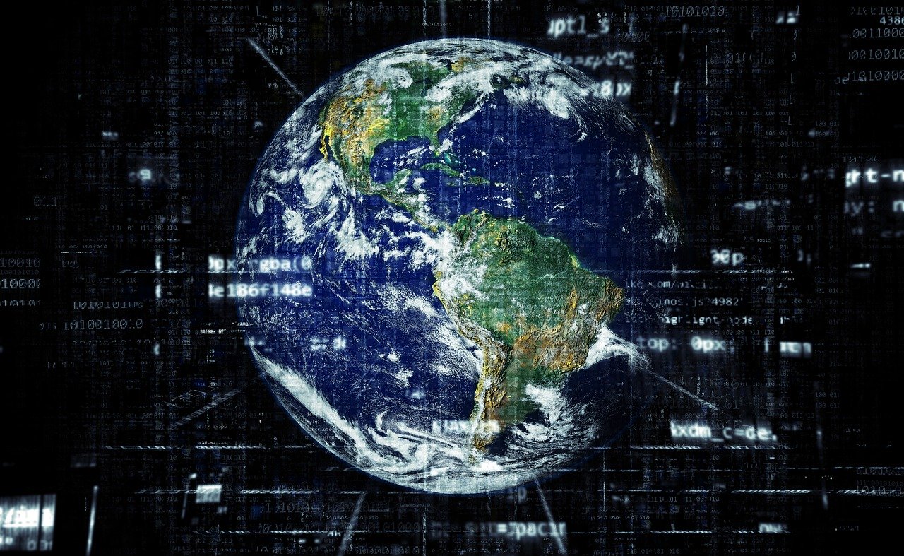 earth, internet, globalisation
